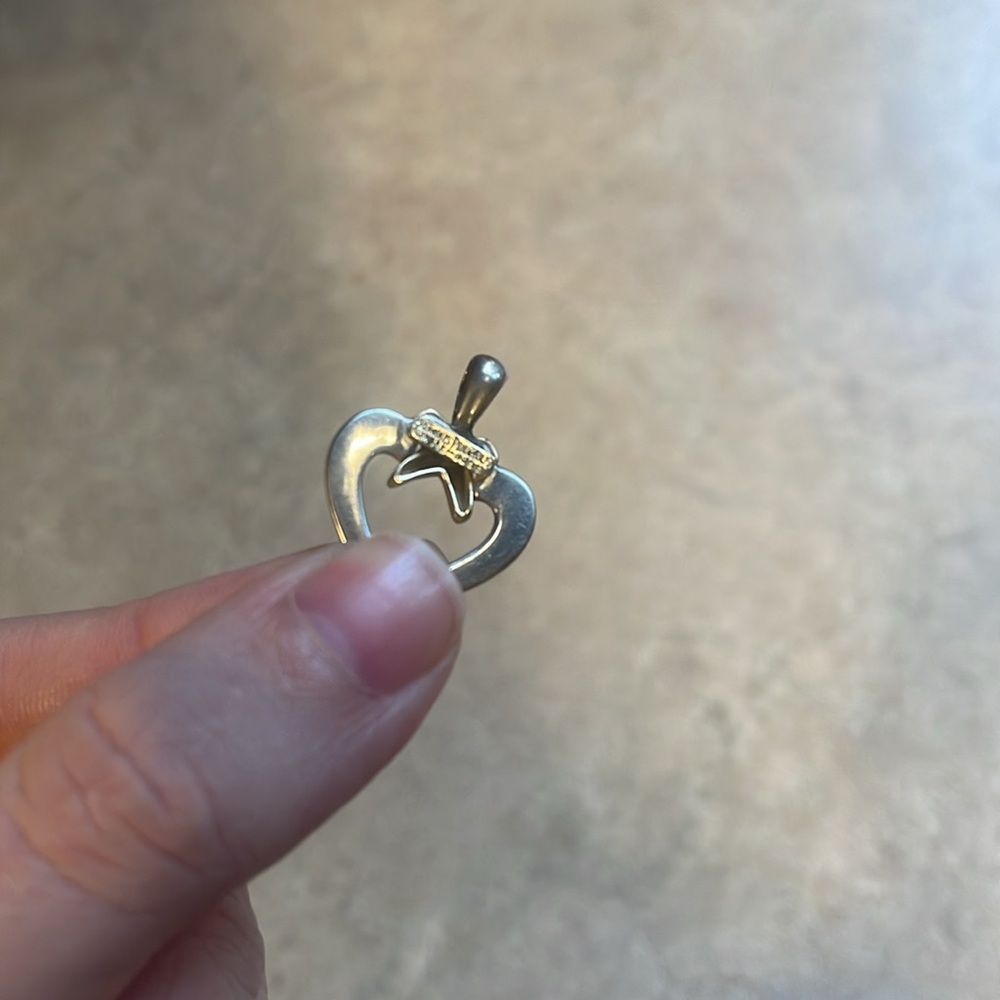 Precious Precious 925 14k Heart Pendant View 4